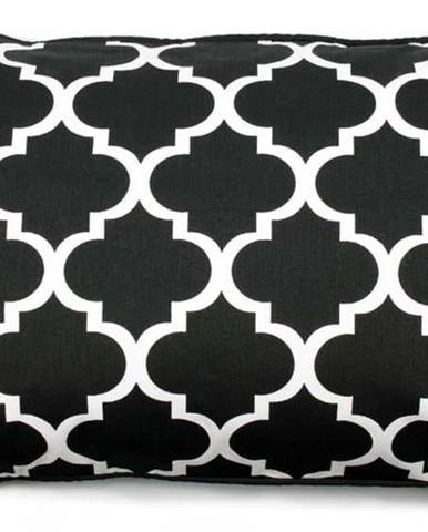 Černo-bílý povlak na polštář WeLoveBeds Clover, 40 x 60cm