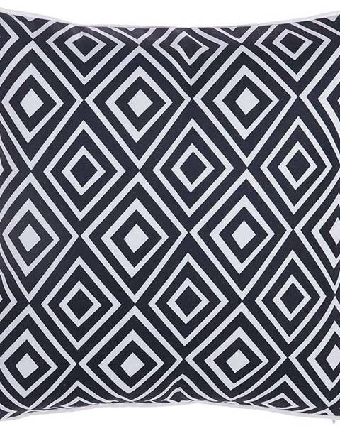 Mike & Co. NEW YORK Černobílý povlak na polštář Mike & Co. NEW YORK Rhombus, 43 x 43 cm