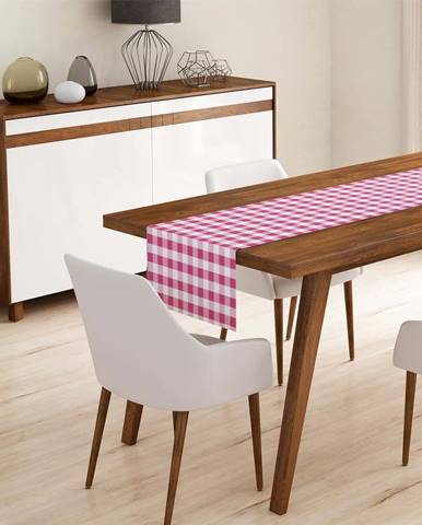 Běhoun na stůl Minimalist Cushion Covers Pink Flannel, 45 x 140 cm