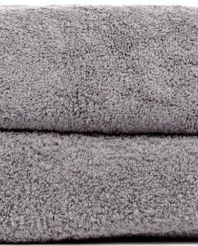 Sada 2 antracitově šedých ručníků ze 100% bavlny Bonami Selection, 50 x 90 cm