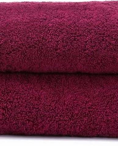 Sada 2 červených ručníků ze 100% bavlny Bonami Selection, 50 x 90 cm