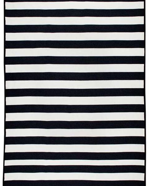 Cihan Bilisim Tekstil Černo-bílý oboustranný koberec Sentinus, 120 x 180 cm