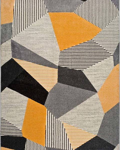 Universal Oranžovo-šedý koberec Universal Gladys Sarro, 60 x 120 cm