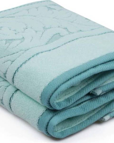 Hobby Sada 2 mentolově zelených bavlněných ručníků Sultan, 50 x 90 cm