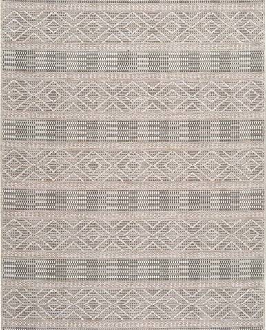 Béžový venkovní koberec Universal Cork Lines, 130 x 190 cm