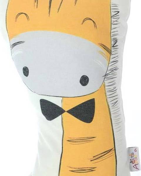 Mike & Co. NEW YORK Dětský polštářek s příměsí bavlny Mike & Co. NEW YORK Pillow Toy Giraffe, 17 x 34 cm