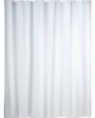 Bílý sprchový závěs Wenko, 180 x 200 cm