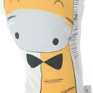 Dětský polštářek s příměsí bavlny Mike & Co. NEW YORK Pillow Toy Giraffe, 17 x 34 cm