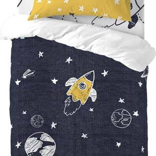 Dětské bavlněné povlečení na jednolůžko Mr. Fox Starspace, 115 x 145 cm
