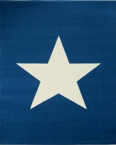 Dětský modrý koberec Hanse Home Star, 140 x 200 cm