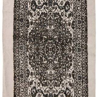 Béžovo-černý koberec Bloomingville Luca, 90 x 150 cm