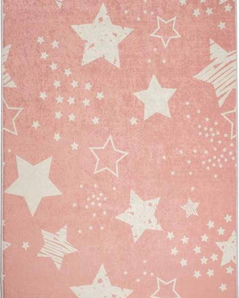 Bonami Dětský koberec Pink Stars, 140 x 190 cm