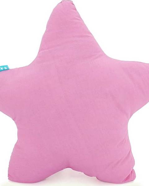 Happy Friday Basic Růžový bavlněný polštářek Happy Friday Basic Estrella Pink, 50 x 50 cm