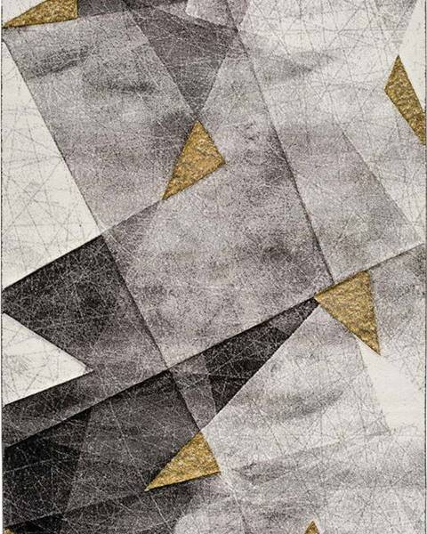 Universal Šedo-žlutý koberec Bianca Grey, 60 x 120 cm