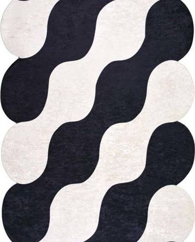 Černo-béžový koberec Vitaus Farsiko, 80 x 120 cm