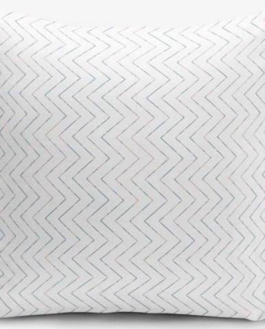 Povlak na polštář s příměsí bavlny Minimalist Cushion Covers Colorful Zigzag Puro, 45 x 45 cm