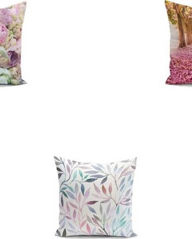 Sada 3 povlaků na polštáře Minimalist Cushion Covers Mesmia, 45 x 45 cm