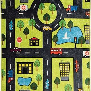Dětský koberec Green City, 140 x 190 cm