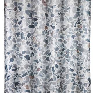 Pratelný sprchový závěs Wenko Terrazzo, 180 x 200 cm