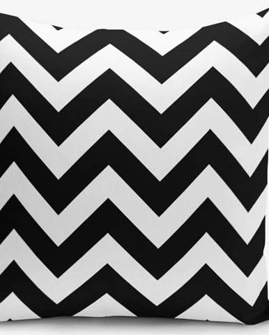 Černobílý povlak na polštář Minimalist Cushion Covers Stripes, 45 x 45 cm