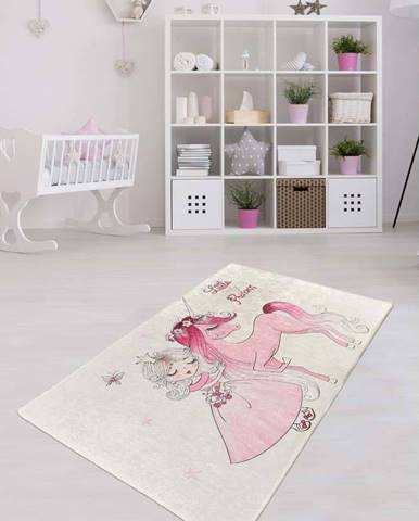 Dětský protiskluzový koberec Conceptum Hypnose Little Princess, 100 x 160 cm