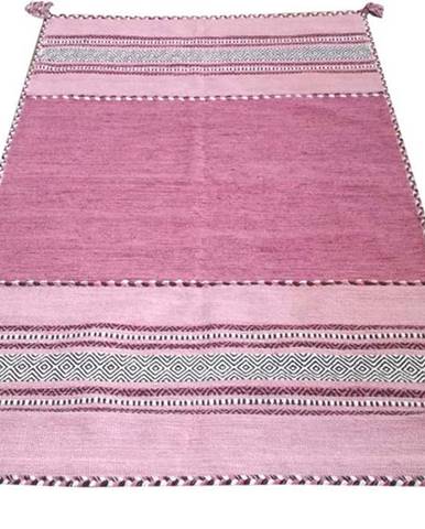 Růžový bavlněný koberec Webtappeti Antique Kilim, 60 x 90 cm