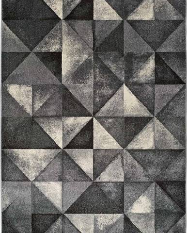 Šedý koberec Universal Delta Triangle, 67 x 125 cm
