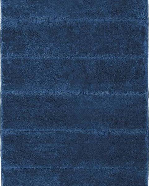 WENKO Tmavě modrá koupelnová předložka Wenko Steps, 90 x 60 cm