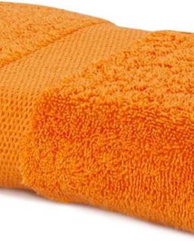 Oranžový ručník DecoKing Marina, 50 x 100 cm