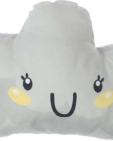 Šedý dětský polštářek s příměsí bavlny Mike & Co. NEW YORK Pillow Toy Arro, 21 x 40 cm