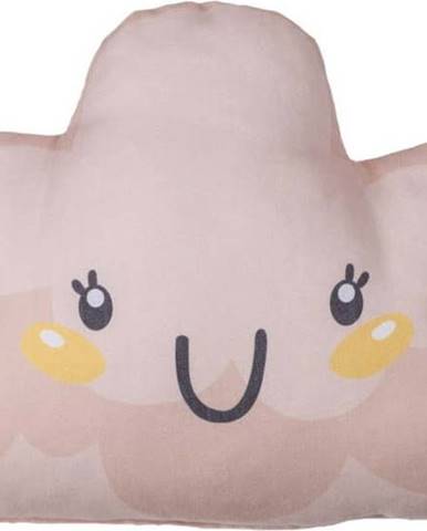 Světle růžový dětský polštářek s příměsí bavlny Mike & Co. NEW YORK Pillow Toy Hurro, 21 x 40 cm