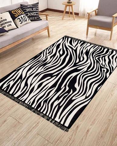 Oboustranný pratelný koberec Kate Louise Doube Sided Rug Zebra, 80 x 150 cm