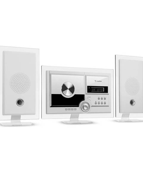 Auna Auna Stereo Sonic, DAB+ stereo systém, DAB+, CD přehrávač, USB, BT, bílý