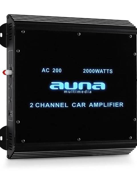 Auna Auna W2-Ac200, 2-kanálový zesilovač do auta, 2000W