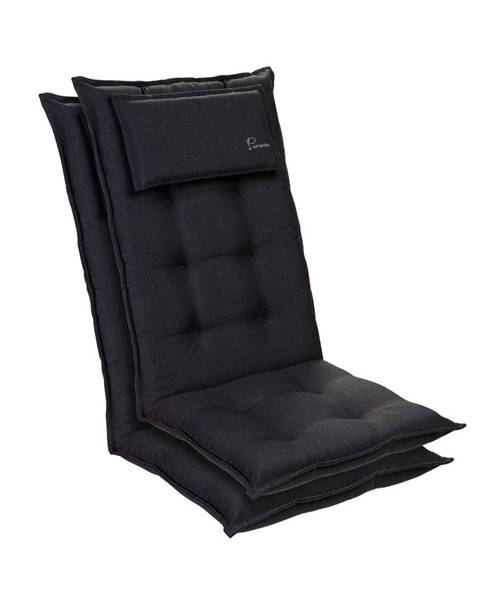 Blumfeldt Blumfeldt Sylt, čalouněná podložka, podložka na židli, podložka na výše polohovací křeslo, polštář, polyester, 50 × 120 × 9 cm