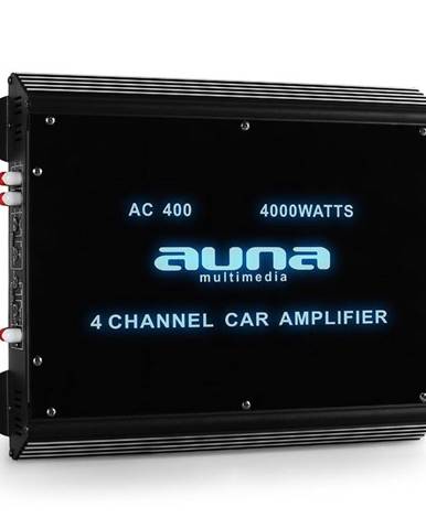 Auna-W2-Ac400, 4-kanálový zesilovač do auta, 4000 W
