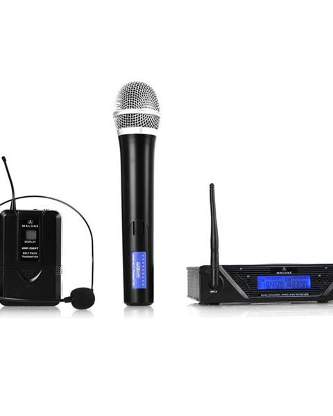 Malone Bezdrátový mikrofonní set Malone UHF-450 Duo, 2 kanály