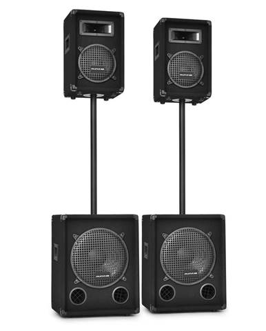 Malone 2.2 PA DJ Sound System Speakers & Subwoofer Set 2200W