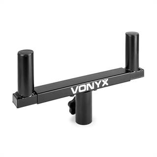 Vonyx WMS-03, dvojitý reproduktorový stativ, 2x35, 40kg, černý