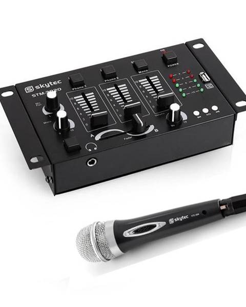 Electronic-Star Electronic-Star Mini DJ set, 3/2 kanálový mixážní pult, ruční mikrofon
