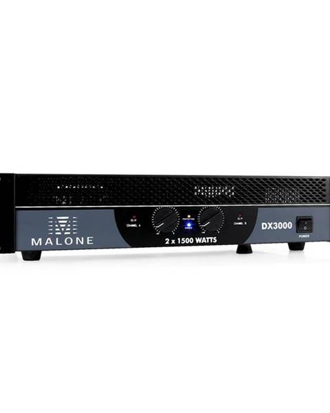 Malone Malone DX3000, 3000 W, přemostitelný, PA zesilovač