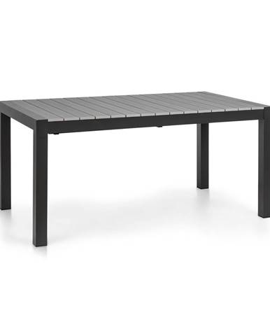 Blumfeldt Menorca Expand, zahradní stůl, 163x95cm, hliník, polywood, antracitový