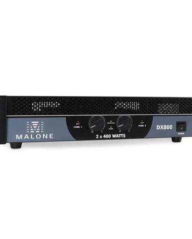 Malone DX800A, 800 W, přemostitelný PA zesilovač