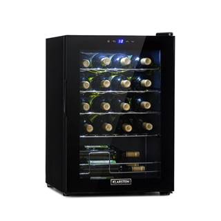 Klarstein Shiraz 20 Uno chladnička na víno 53 litrů 20 lahví Dotykový ovládací panel 5–18 °C