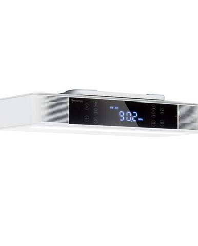 Auna KR-140, kuchyňské rádio, bluetooth, hands-free, FM, LED světla, bílé