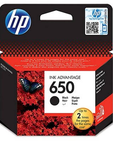 HP Cartridge HP CZ101AE, 650, černá