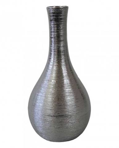 Keramická váza vk62 stříbrná