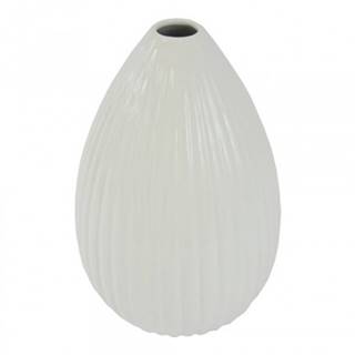 Keramická váza vk37 bílá lesklá