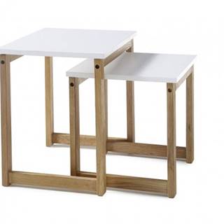 Konfereční stolek - dřevěný konferenční stolek juvena - set 2 kusů