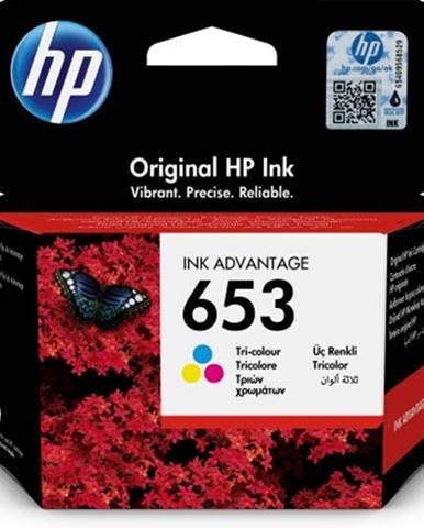 Cartridge HP 3YM74AE, 653, Tri-color